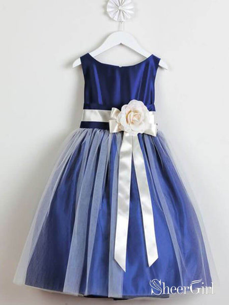 Cute Royal Blue Flower Girl Dresses for Kids ARD1216