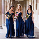 Dark Royal Blue Chiffon Mismatched Bridesmaid Dresses,Cheap Wedding Party Dresses,apd1751-SheerGirl