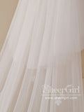 Delicated Flower Lace Cathedral Veil Bridal Veil Wedding Veil ACC1189-SheerGirl