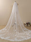 Delicated Flower Lace Cathedral Veil Bridal Veil Wedding Veil ACC1189