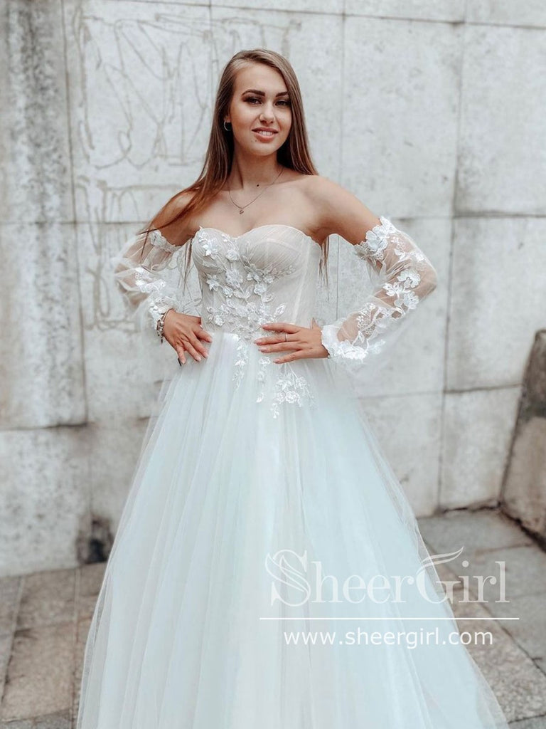 Detachable outlet tulle sleeves