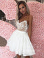 Embroidery Bodice Spaghetti Straps Sweetheart Short Homecoming Dress ARD2656