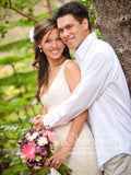 Fancy Mermaid Wedding Gown with Vintage Lace Sweep Train AWD1741-SheerGirl