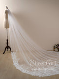 Flower Lace Cathedral Veil Bridal Veil Wedding Veil ACC1188-SheerGirl