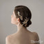 Gold Crystals Pearls Hairpins and Combs ACC1134