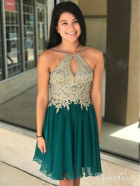 Gold Lace Purple Homecoming Dresses A Line Backless Black Short Prom Dresses APD2648 Gold Lace Purple Homecoming Dresses A Line Backless Black Short Prom Dresses APD2648