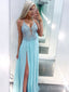 Gorgeous Lace Long Formal Prom Dresses With Slit ARD2139