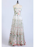 Gorgeous Strapless Formal Prom Dresses Lace Long Prom Dress ARD2335-SheerGirl