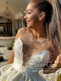 Illusion Sweetheart Neckline String Pearls Short Prom Dress Hot Homecoming Dress ARD2647-SheerGirl