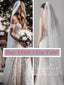Ivory Lace Beach Wedding Dresses Sweetheart Neck Rustic Boho Wedding Dresses AWD1156