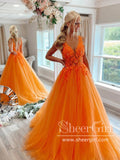 Lace Applique Ball Gown Long Prom Dress Quinceanera Dress ARD2680-SheerGirl