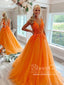 Lace Applique Ball Gown Long Prom Dress Quinceanera Dress ARD2680