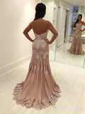Lace Appliqued Mermaid Prom Dresses with Sweetheart Neck, APD3151-SheerGirl