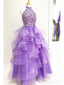 Lavender Ball Gown Prom Dresses Halter Quinceanera Dress ARD2230