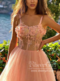 Leg Slit See Through Lace Prom Gown Sweetheart Neck Tulle Prom Dress ARD2670-SheerGirl
