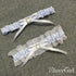 Light Blue & Ivory Bridal Garters Lace Wedding Garter Set with Bow ACC1026-SheerGirl