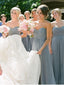 Long Cheap Bridesmaid Dresses Strapless SlateGrey Maternity Bridesmaid Dresses ARD1145
