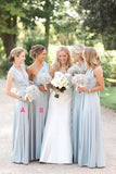 Long Mismatched Bridesmaid Dresses Plus Size Cheap One Shoulder Bridesmaid Dress ARD1147-SheerGirl