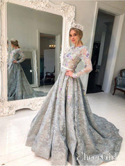 grey graduation dress Silver Satin Short Homecoming Graduation Dress With Half Lace Sleeves - $62.4816 #S1780