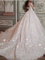 Long Sleeve Vintage Wedding Dresses Vintage Ball Gown Wedding Dress AWD1119