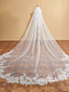 Luxury Floral Lace Cathedral Train Veil Bridal Veil Wedding Veil ACC1197