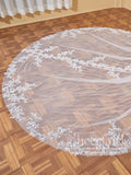 Luxury Sequins Lace Cathedral Train Veil Bridal Veil Wedding Veil ACC1198-SheerGirl