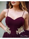 Maroon Mini Homecoming Dresses Cheap Lace Applique Short Hoco Dress ARD1555-SheerGirl