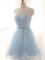 Mist A-line korálkové šaty pro návrat domů Illusion Krátké šaty pro návrat domů ARD2365 