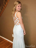 Modest Sheath Beaded Prom Dresses For Teens ARD2304-SheerGirl