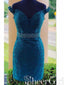 Off The Shoulder Beaded Homecoming Dress Lace Mini Dresses ARD2378