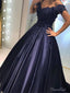 Off The Shoulder Lace Prom Dresses Long Beaded Formal Dresses ARD2330