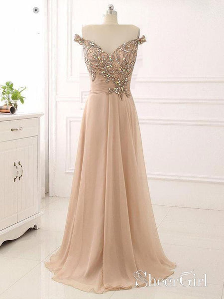 Off the Shoulder Rhinestone Beaded Prom Dresses Elegant Fitted Formal Military Dresses APD3421 Off the Shoulder Rhinestone Beaded Prom Dresses Elegant Fitted Formal Military Dresses APD3421