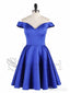 Off the Shoulder Royal Blue Homecoming Dresses Graduation Dress ARD1460