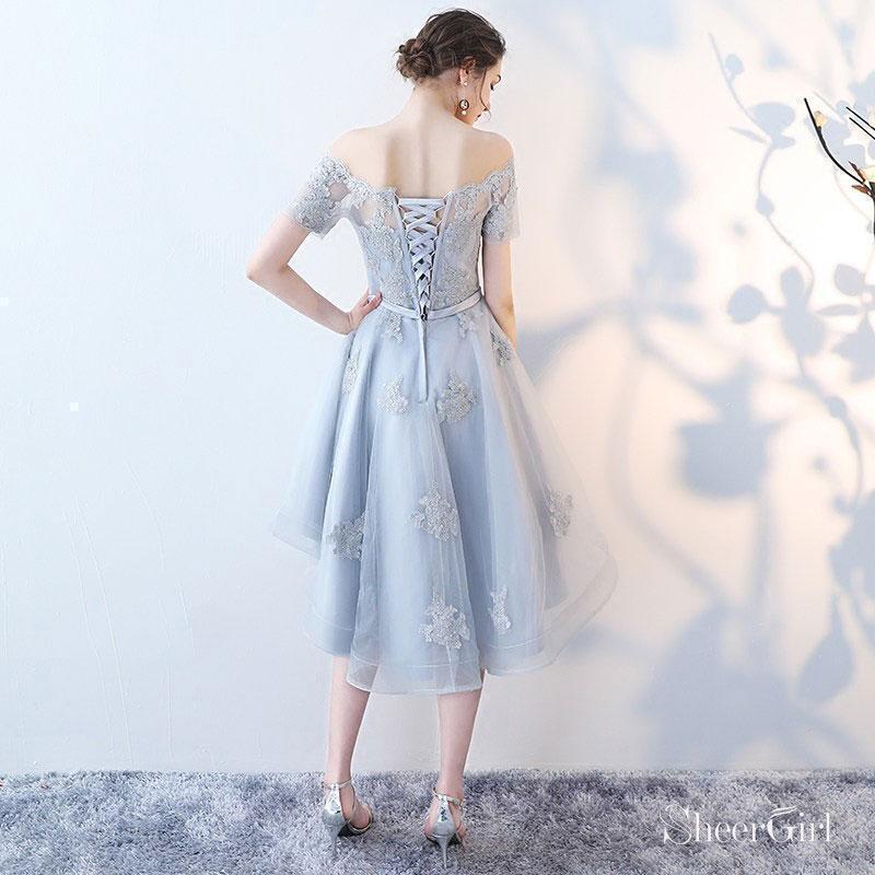 high low homecoming dresses Royal Blue Dresses,Layered Organza Prom Dress,HC00168, US4 / Dark Navy freshman homecoming dresses blue Black Ruffled High-Low Homecoming Dresses