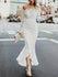 Off the shoulder Vintage Lace Wedding Dresses Mermaid Beach Bridal Dresses APD2803-SheerGirl
