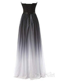 Ombre Evening Gowns Women's Elegant Dress Sweetheart Long Prom Dresses ARD3148-SheerGirl
