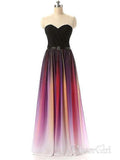 Ombre Evening Gowns Women's Elegant Dress Sweetheart Long Prom Dresses ARD3148-SheerGirl