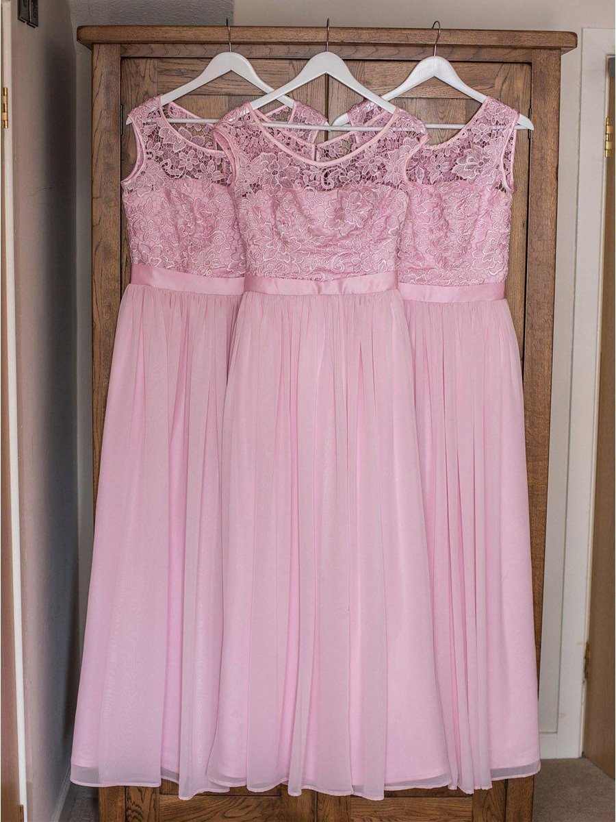 Pink Plus Size Bridesmaid Dresses Lace Top Chiffon Long Bridesmaid Dress ARD1674 Pink Plus Size Bridesmaid Dresses Lace Top Chiffon Long Bridesmaid Dress ARD1674
