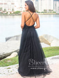 Pleated Sequins Bodice Sparkly Long Formal Dress with High Slit Long Prom Dress ARD2579-SheerGirl
