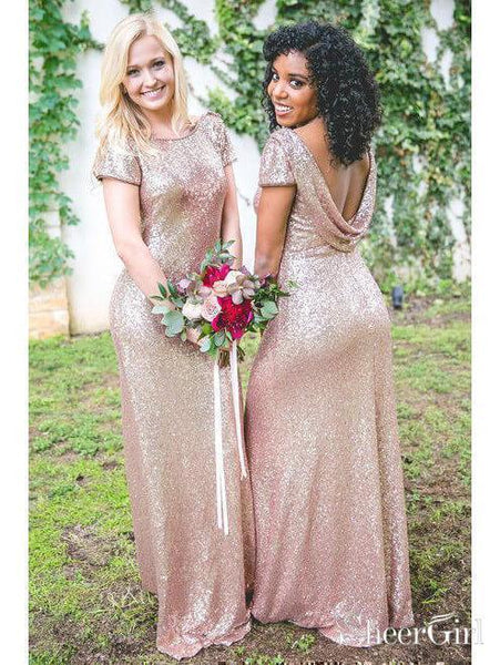 Plus Size Gold Mermaid Bridesmaid Dresses Short Sleeves Mother of The Bride Dress APD1547 Plus Size Gold Mermaid Bridesmaid Dresses Short Sleeves Mother of The Bride Dress APD1547