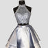 Princess Halter 2 Piece Homecoming Dresses Mini Short Prom Dresses,apd2664w-SheerGirl