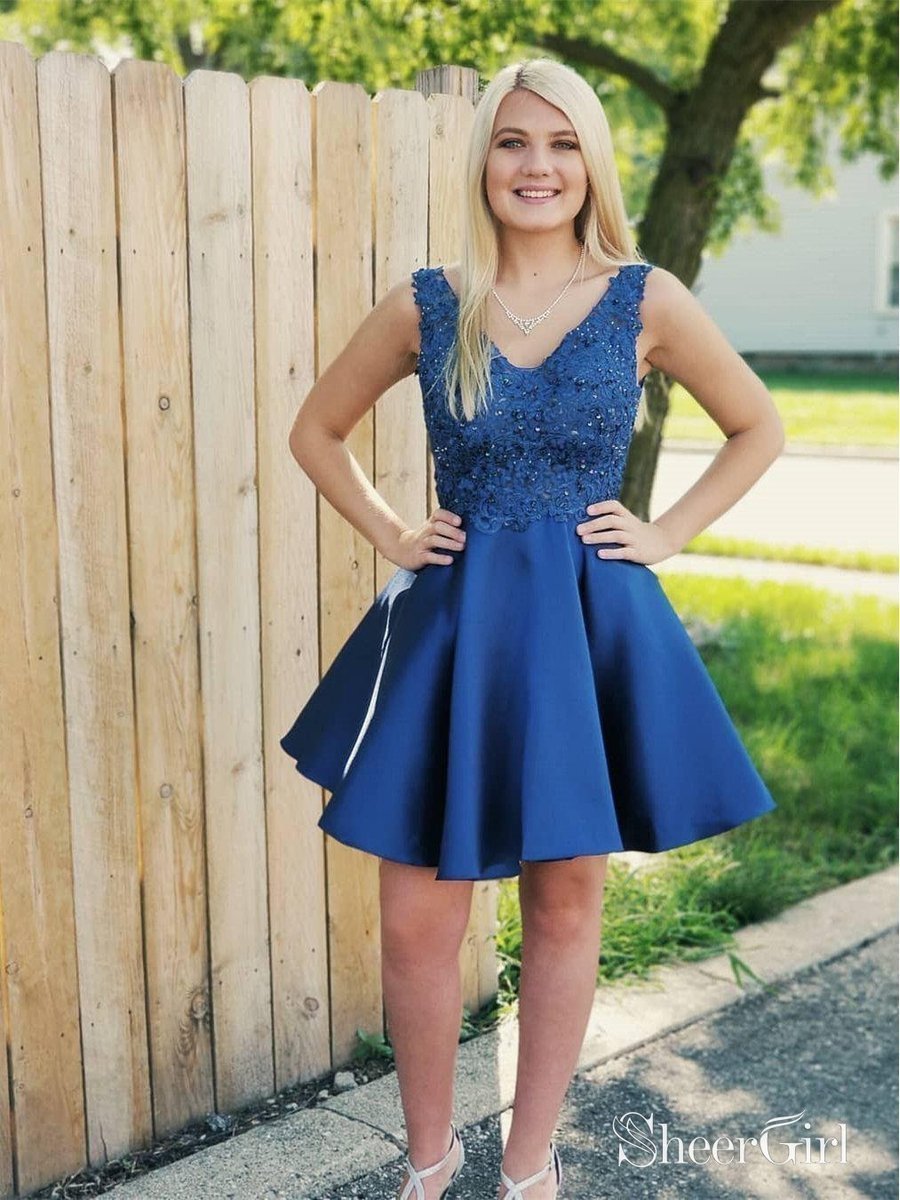 short royal blue evening dresses One Shoulder Short Royal Blue Prom Dresses, Short Royal Blue Formal Ho Eip Collection