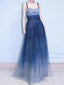 Royal Blue Ombre Sparkly Prom Dresses Celebrity Style Formal Dresses ARD2240