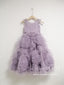 Nařasené tylové společenské šaty květinové dívčí šaty Nádherné šaty pro princeznu ARD2652 