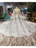 See Through Bodice Wedding Dresses Long Sleeve Quinceanera Dress ARD1842-SheerGirl