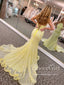 Sequins Lace Corset Back Mermaid Prom Dresses Halter Neck Formal Dress ARD2735