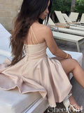 Sexy Deep V-neck Mini Homecoming Dresses Cheap Short Prom Dress ARD2415-SheerGirl