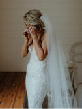 Sexy Mermaid Lace Wedding Dresses Sweetheart Neck Bridal Dress AWD1303-SheerGirl