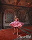 Třpytivé tylové plesové šaty A-line s melounovými plesovými šaty Sweet Heart ARD2517