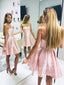 Short Prom Dress Sweetheart Neck Satin Homecoming Dress with Beaded Pockets ARD2752